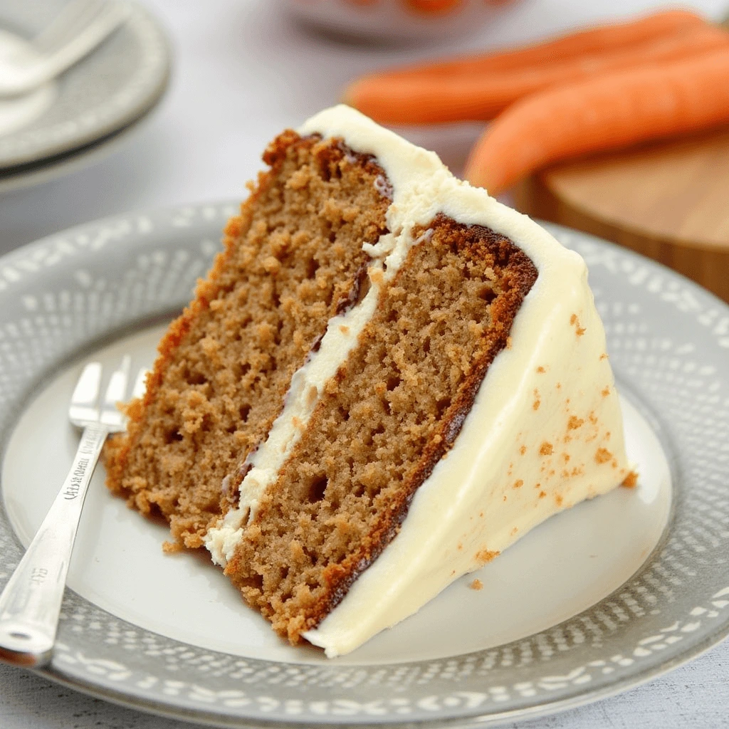 Close-up of colorful carrot cake ingredients: grated carrots, raisins, and chopped nuts.