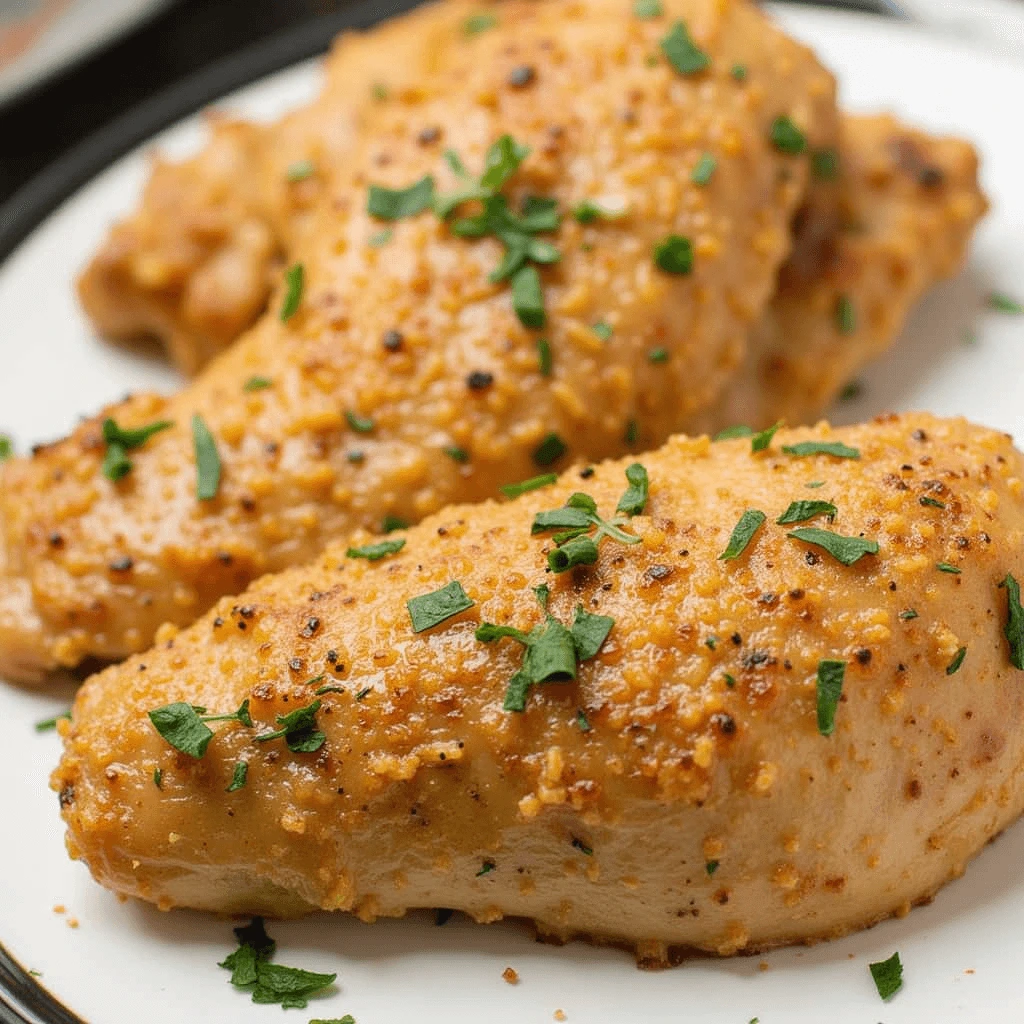 Easy baked chicken breast recipe for a quick dinner.